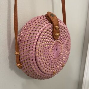Woven Crossbody Purse